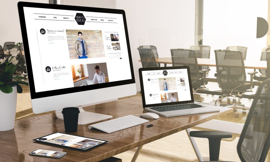 Commercial selling blogs on all platforms like a desktop, laptop, tablet, and mobile.